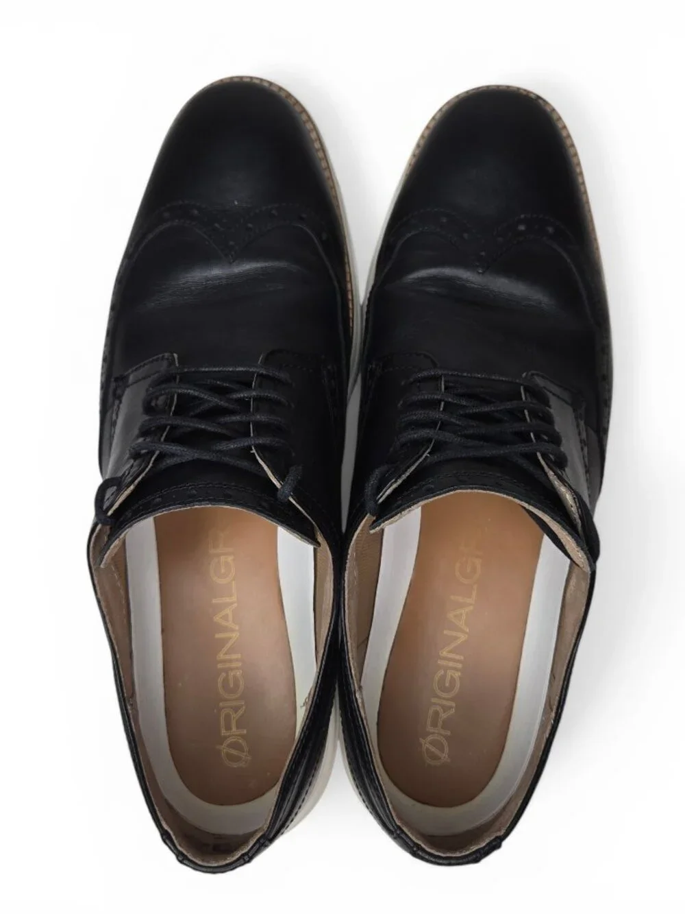 Cole Haan‎ OriginalGrand Remastered Wingtip Oxford Shoes Men Dressy Preppy 12M